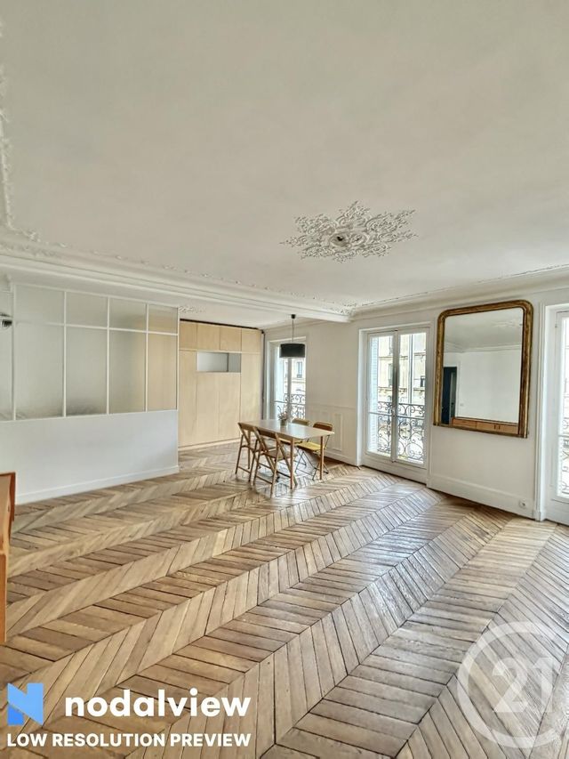 Appartement F3 à louer - 3 pièces - 85.6 m2 - PARIS - 75010 - ILE-DE-FRANCE - Century 21 Magenta La Fayette